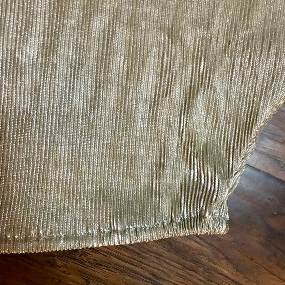 Dana Buchman Plus 2X Gold Champagne Blouse Party - Picture 4 of 8